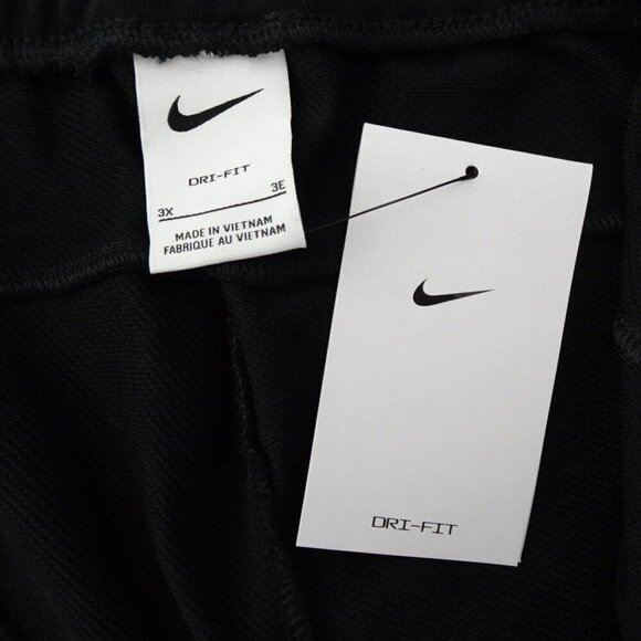 Nike Dri-Fit Basketball Pants Women's Plus Size 3X Black Drawstring Swoosh Fly - Picture 9 of 11